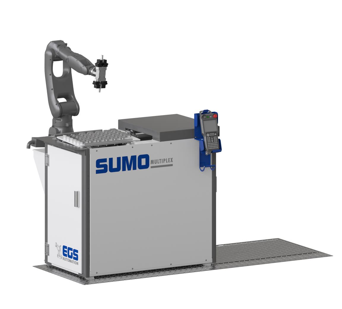 Tisch mit 6-Achs Roboter